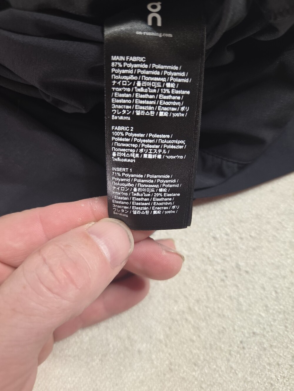 On Running Lightweight Shorts Men’s XXL Black - Picture 3 of 6